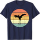 Retro Secretary Bird Apparel Birds Love Birding T-Shirt - T-Shirt | Navy