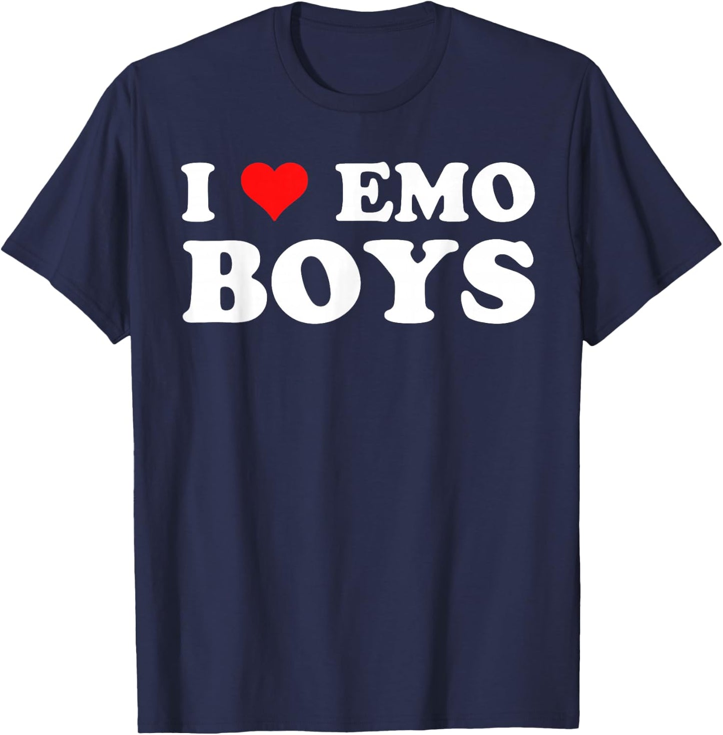 Goth Grunge Alt 2000s Punk Scene Emo Girl Who Love Emo Boys T-Shirt - T-Shirt | Navy