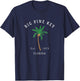 Retro Cool Big Pine Key Florida Keys Colorful Palm Tree T-Shirt - T-Shirt | Navy