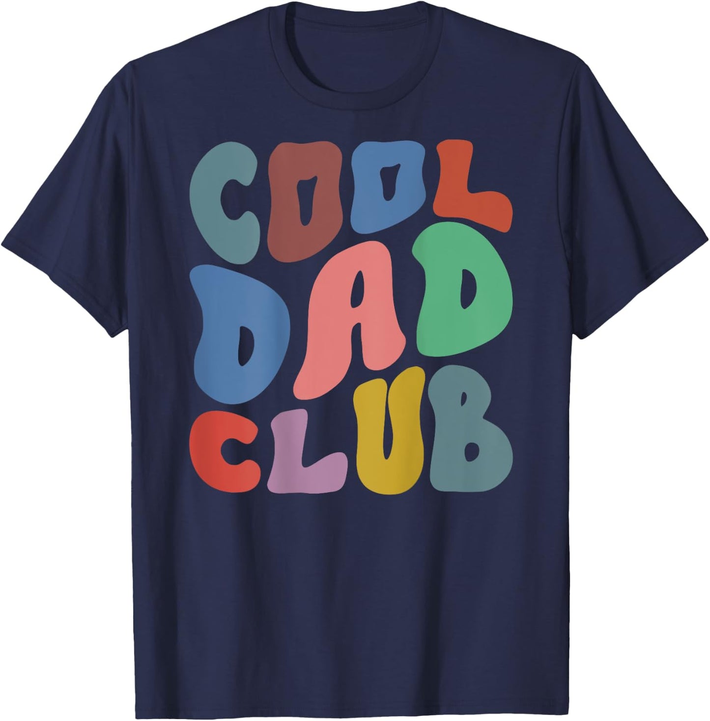 Cool Dads Club Geschenk zum Vatertag, Vatertag, Geburtstagsgeschenk T-Shirt - T-Shirt | Navy