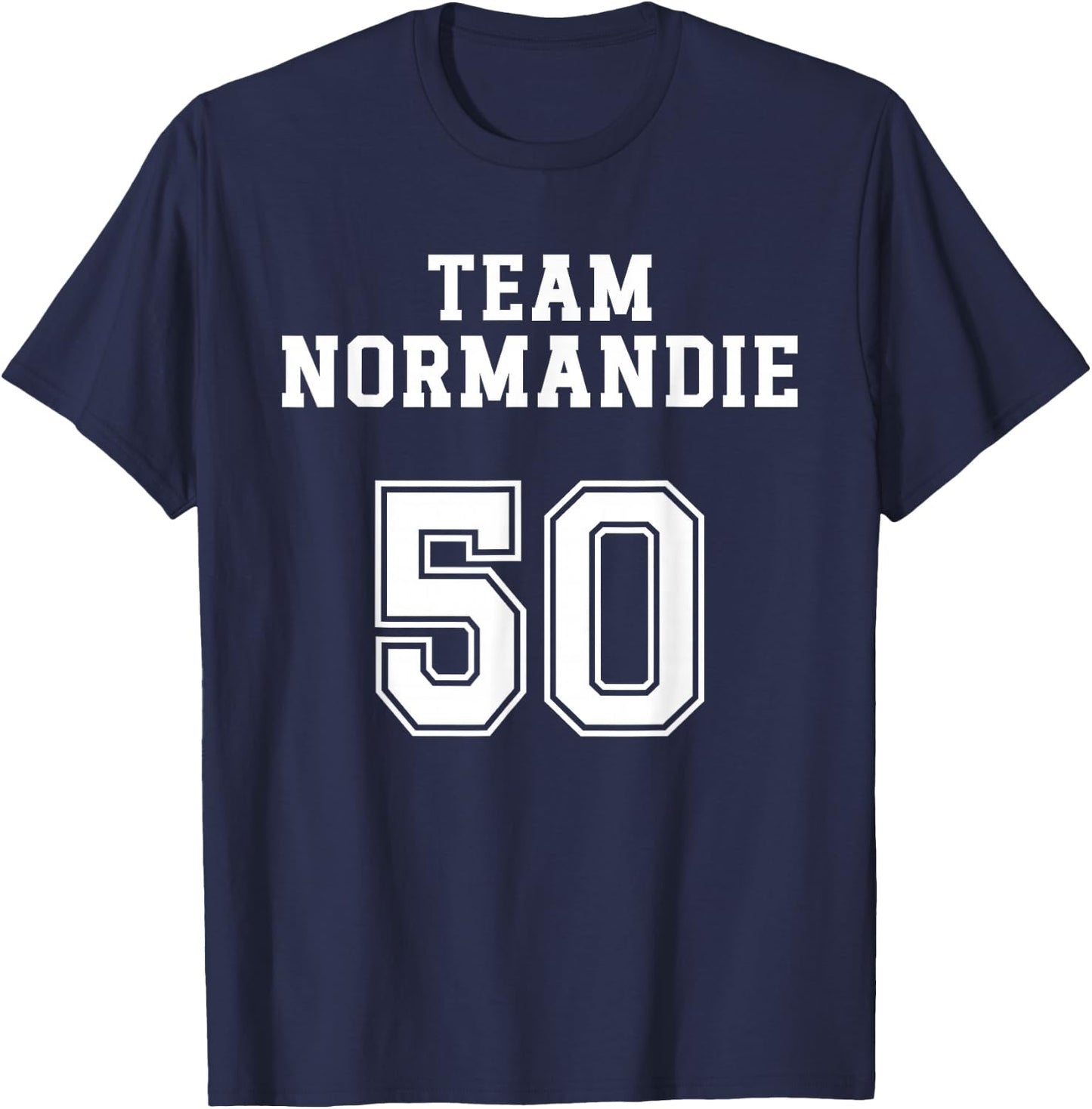 Normandy Humour Normand Team Normandy Sleeve Region T-Shirt - T-Shirt | Navy