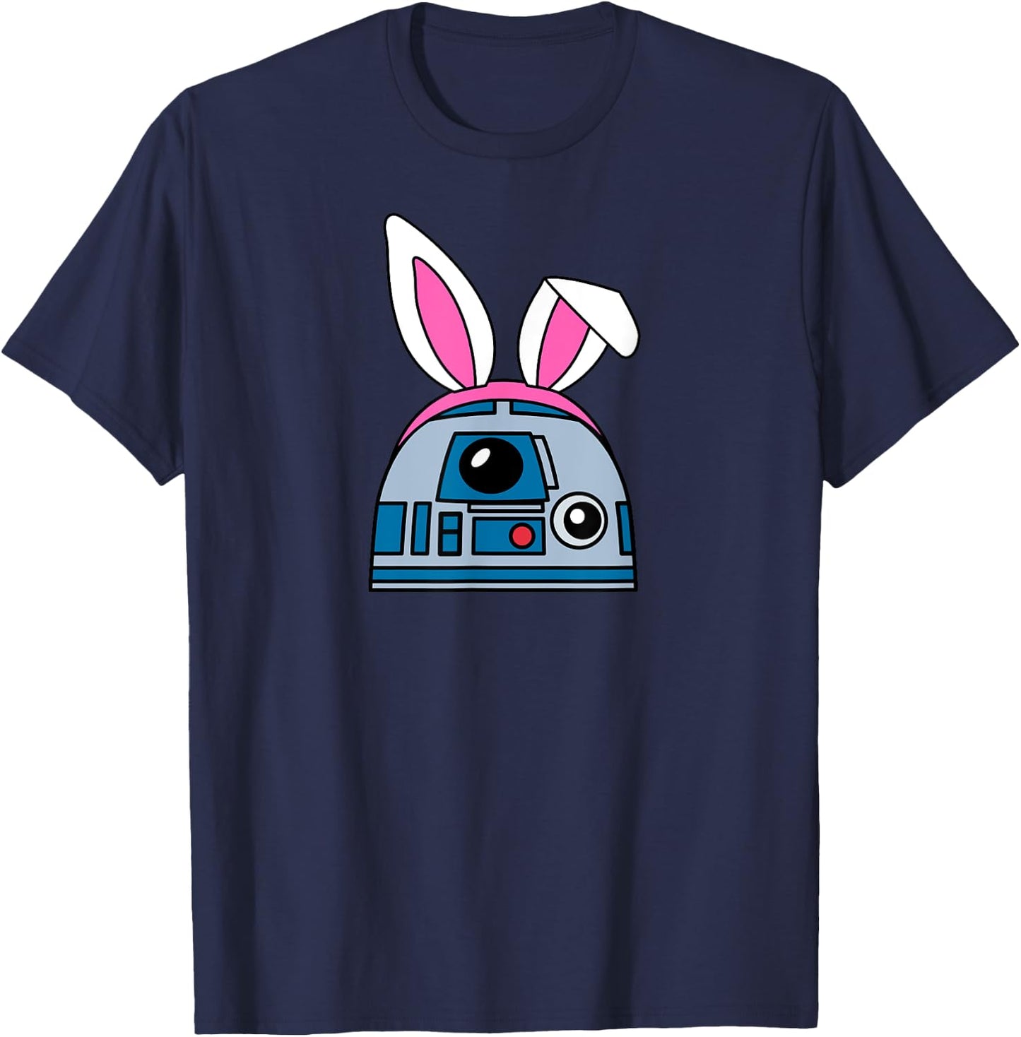 Amazon Essentials Star Wars R2-D2 Spring Easter Bunny Ears T-Shirt - T-Shirt | Navy