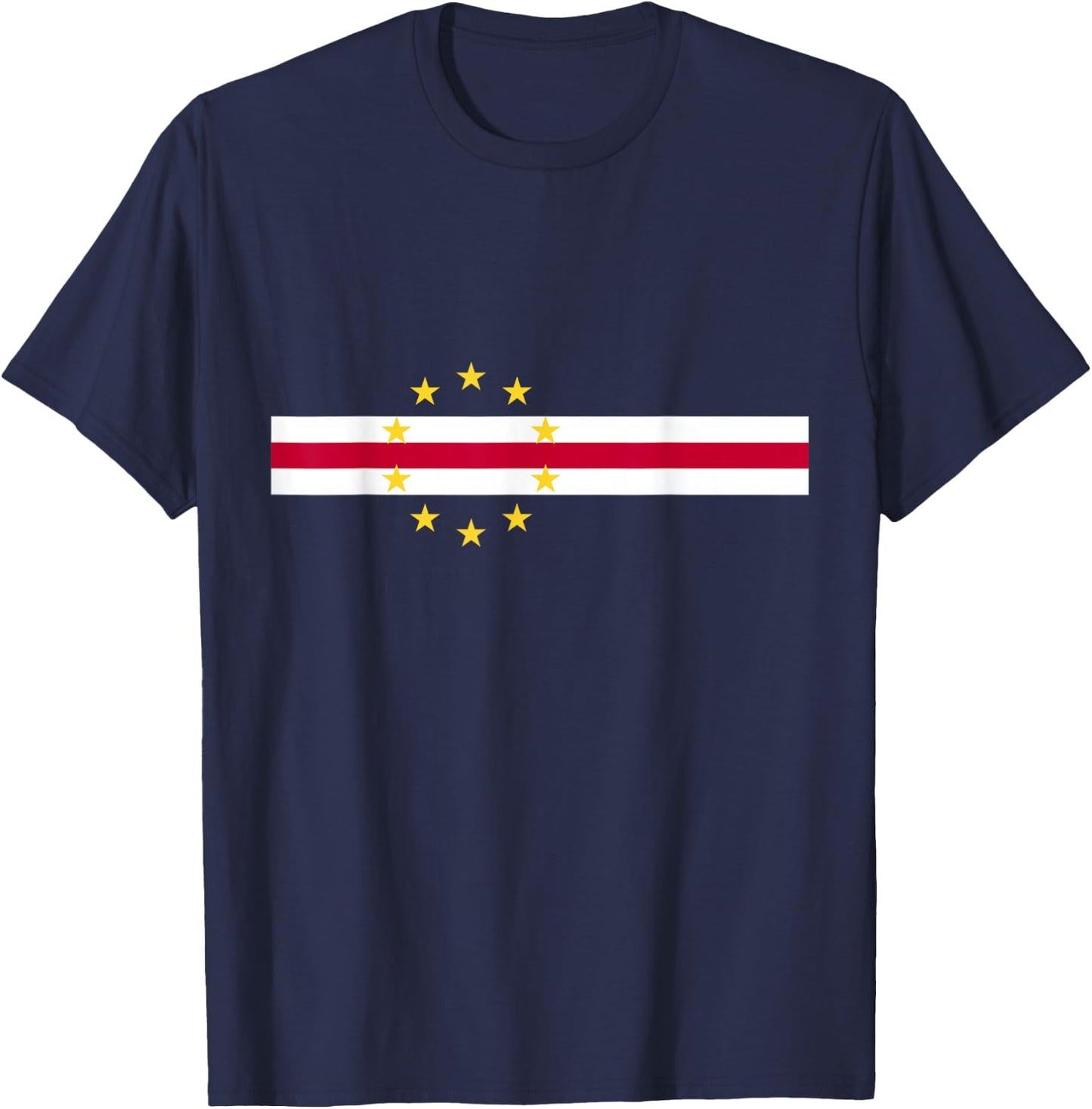 Cape Verde Flag Fans Proud Cabo Verde Supporters T-Shirt - T-Shirt | Navy