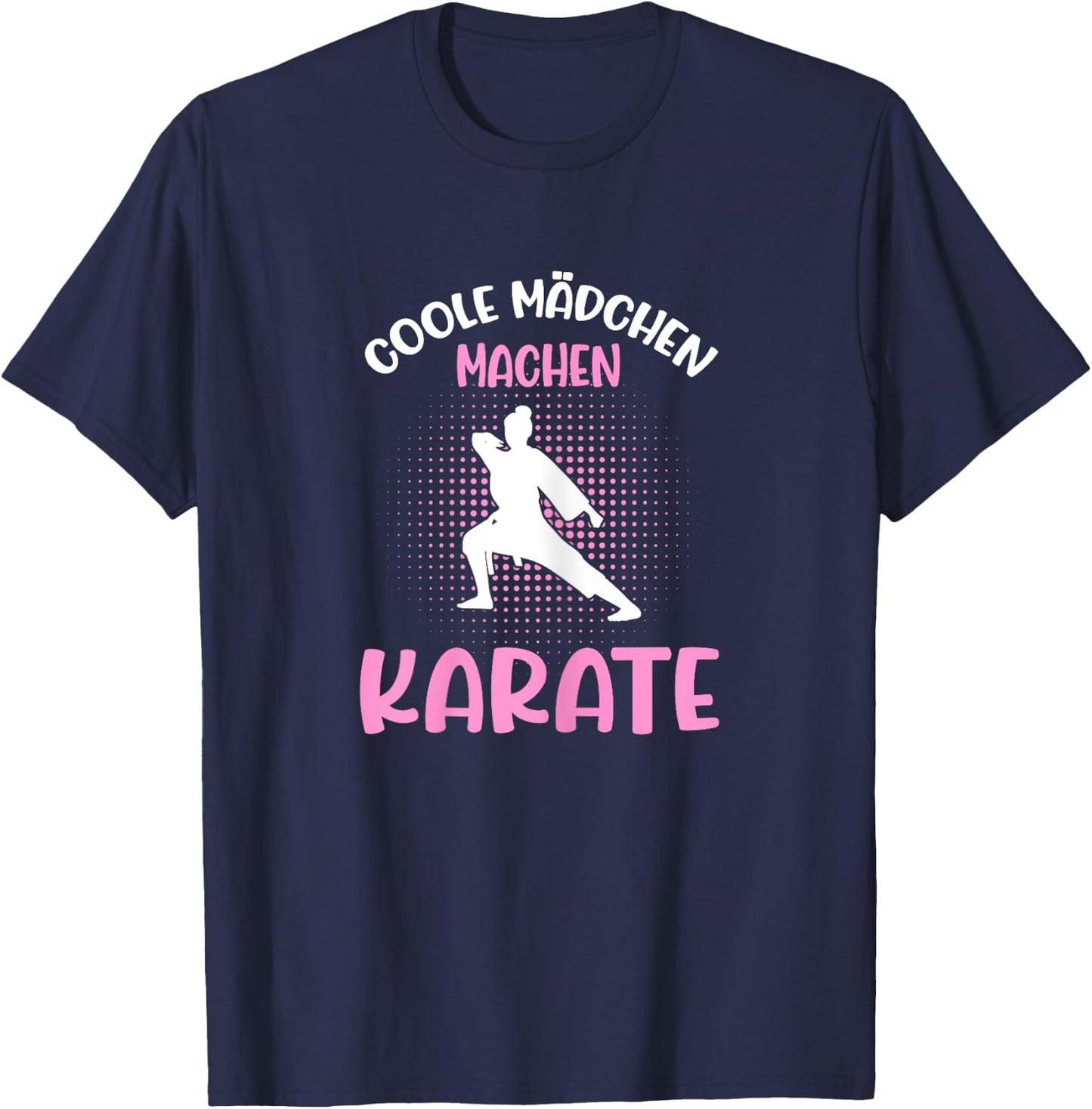 Karate Damen Kampfsport Queen Mädchen Karate T-Shirt - T-Shirt | Navy