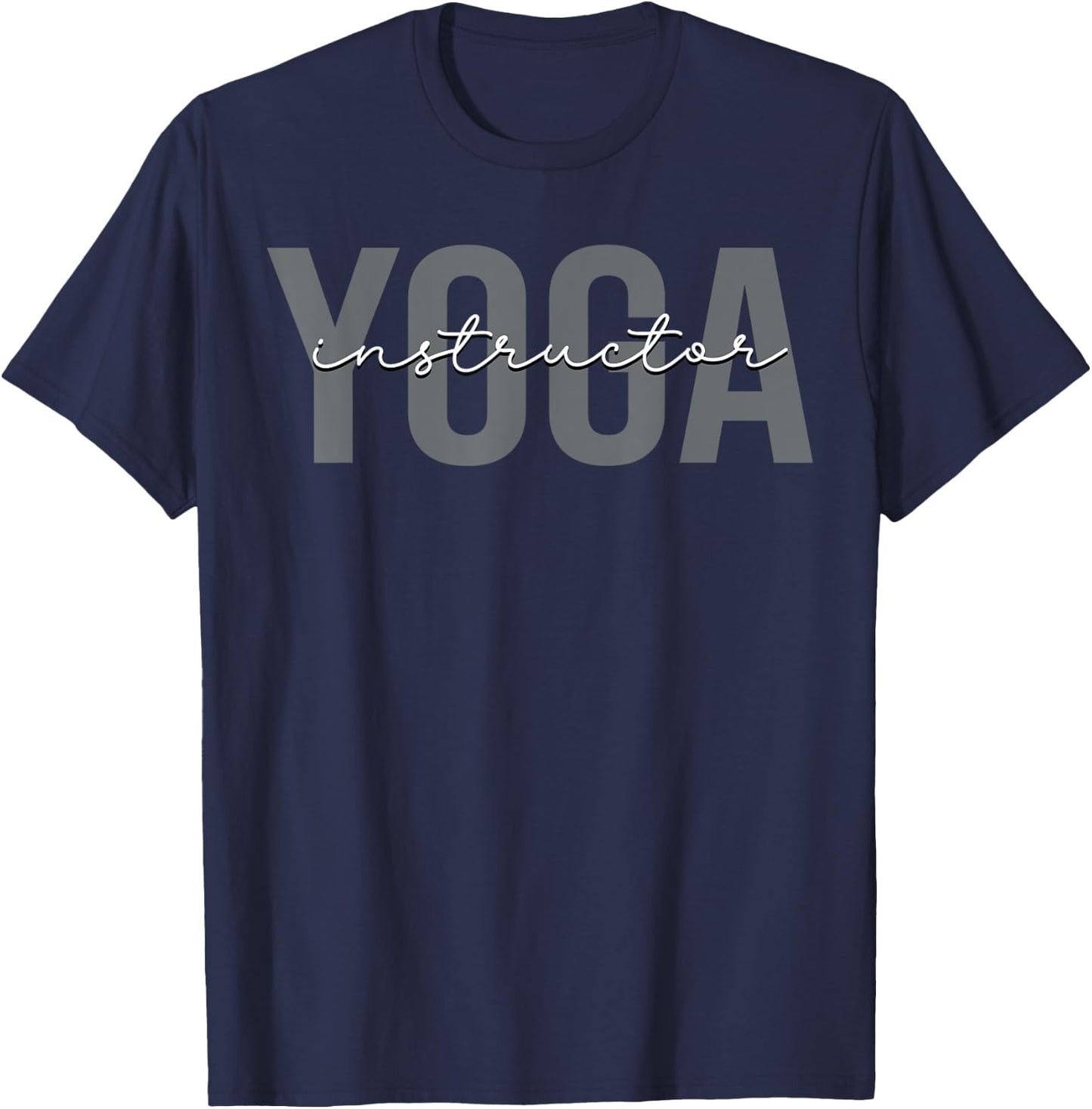 Yoga Instructor Yoga Teacher Meditation T-Shirt - T-Shirt | Navy