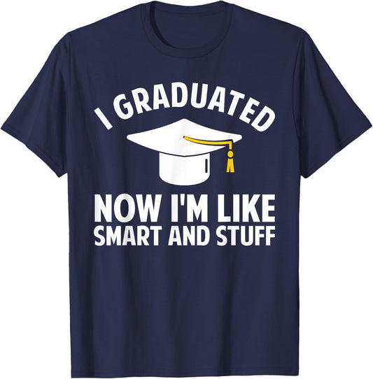 Funny Graduation Art Women Masters Degree Graduate T-Shirt - T-Shirt | Navy