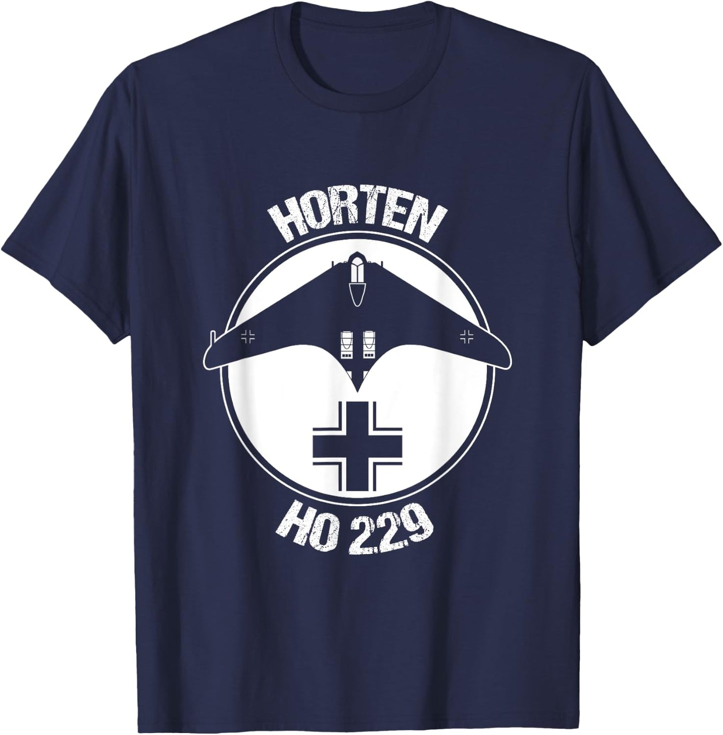 Horten HO 229 Flying Wing Warbird Luftwaffe Balkenkreuz Gift T-Shirt - T-Shirt | Navy