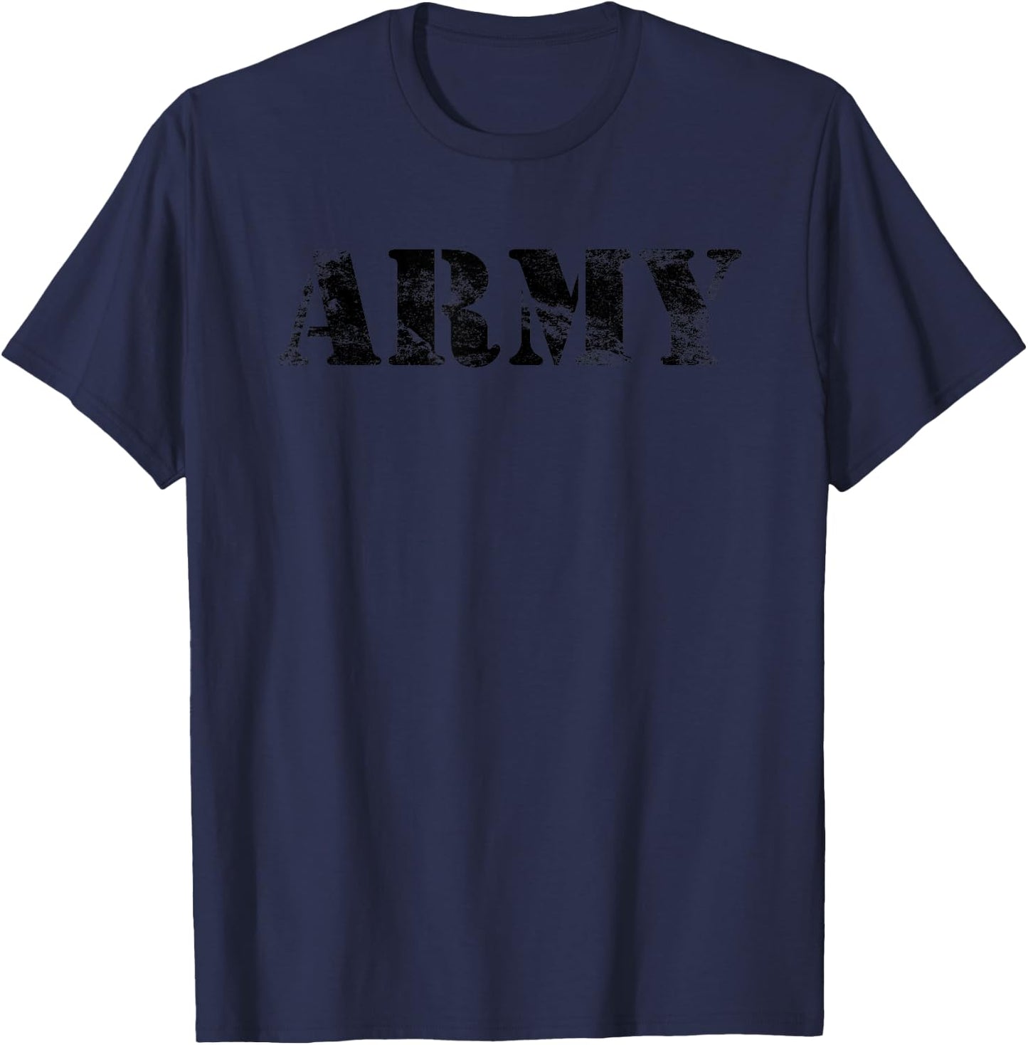 US Army Stencil - USA OD Green T-Shirt - T-Shirt | Navy