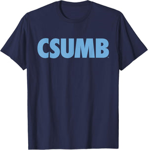 Cal State Monterey Bay Block CSUMB Logo T-Shirt - T-Shirt | Navy
