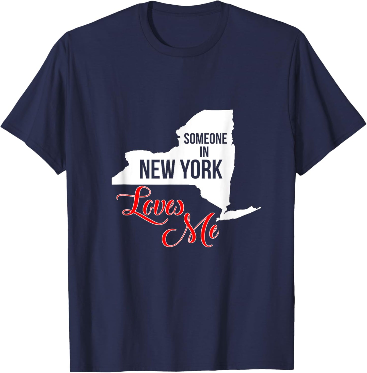 Someone In NY Loves Me T-Shirt - T-Shirt | Navy