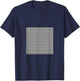 Black and white,Gingham,squares,checked,plaid,pattern T-Shirt - T-Shirt | Navy