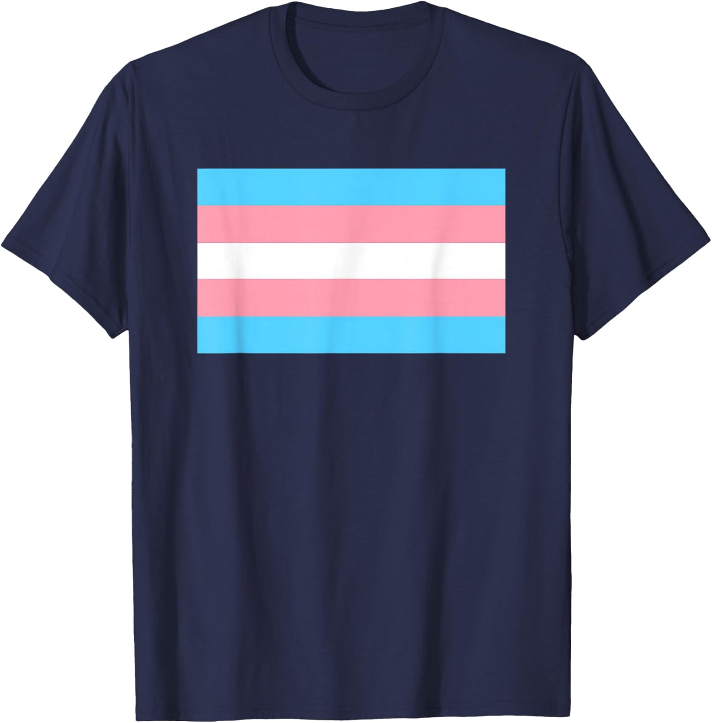 Transgender Flag Trans Pride T-Shirt - T-Shirt | Navy