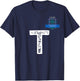 Clan Troup Letter T Family Matching T-Shirt - T-Shirt | Navy