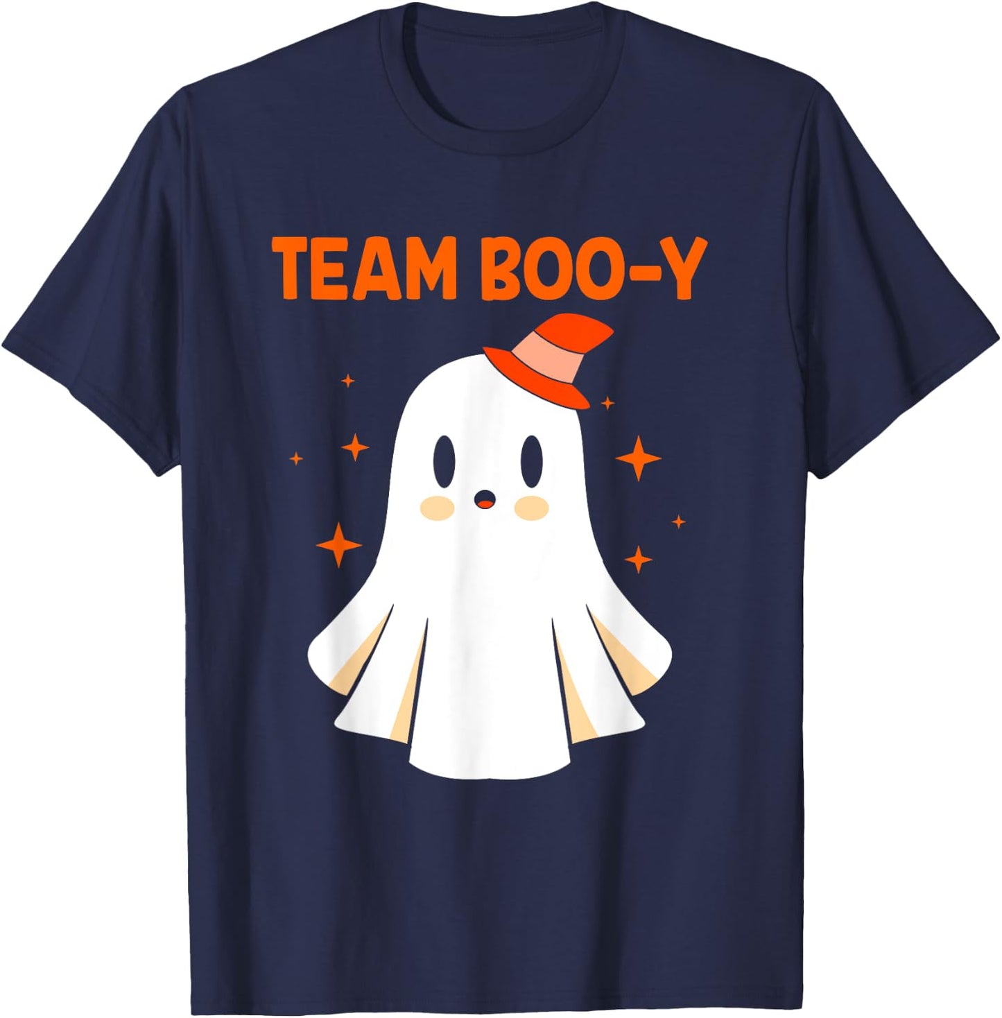 Halloween Team Booy Team Boy Gender Reveal T-Shirt - T-Shirt | Navy