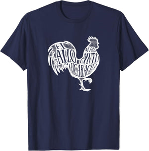 Rooster Pinto Nicaragua T-Shirt - T-Shirt | Navy