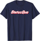 Status Quo Red White Logo T-Shirt - T-Shirt | Navy