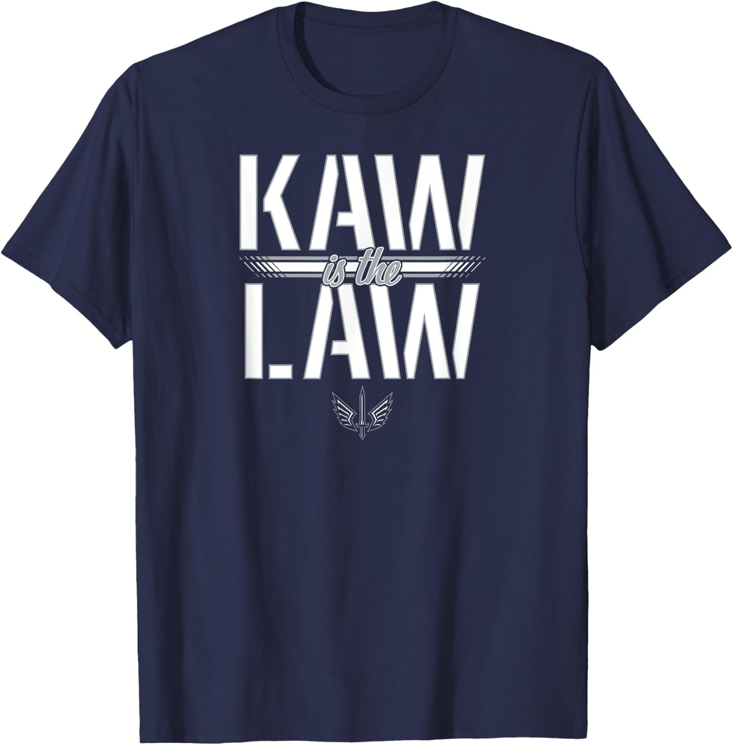 St. Louis Battlehawks - Kaw is The Law - St. Louis Football T-Shirt - T-Shirt | Navy