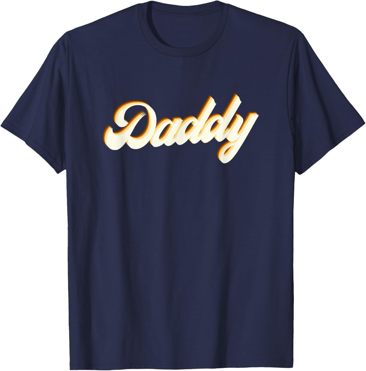 Gay Bear Shirt with Bear Daddy Pride Flag Woof Gay Daddy T-Shirt - T-Shirt | Navy