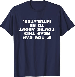 Funny Intubated Respiratory Therapist Gift T-Shirt - T-Shirt | Navy