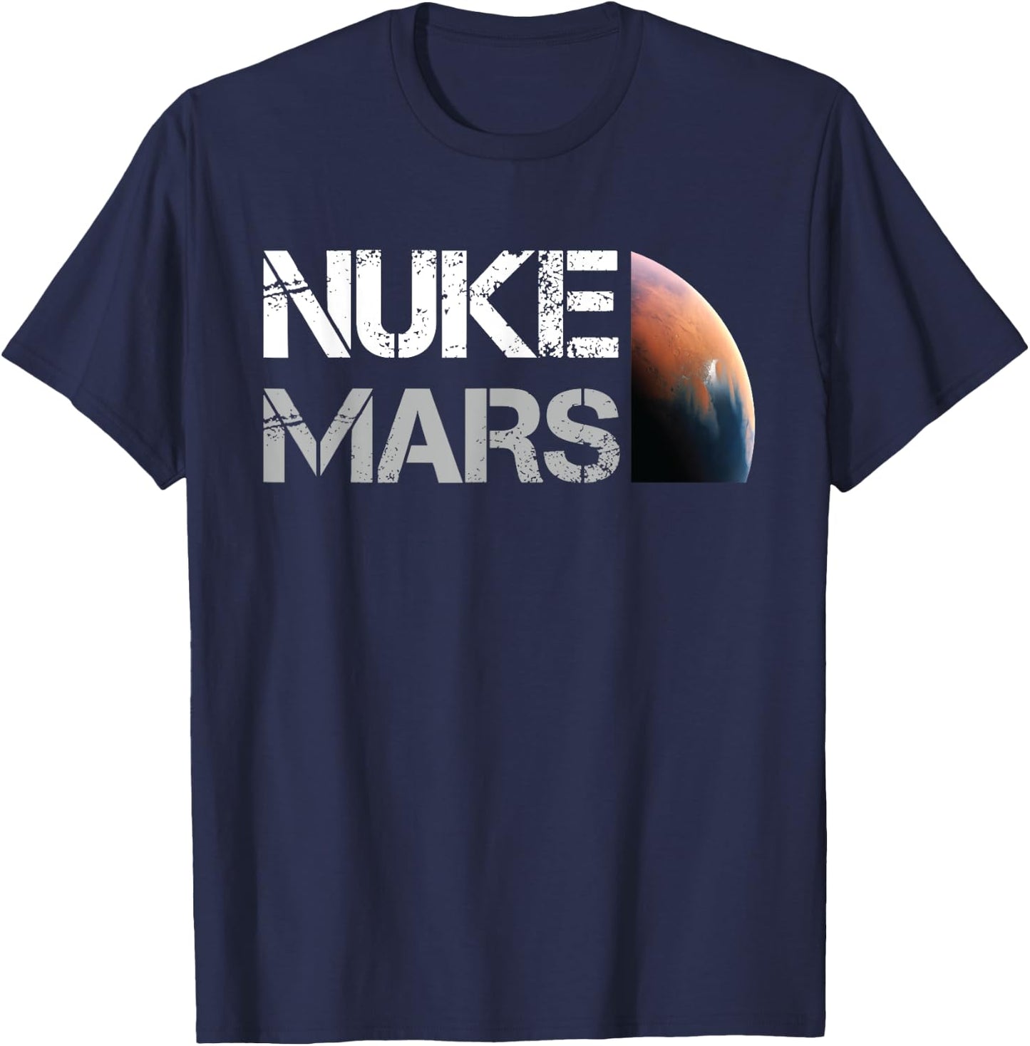 Nuke Mars T-Shirt - T-Shirt | Navy