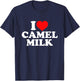 I Love Camel Milk T-Shirt - T-Shirt | Navy
