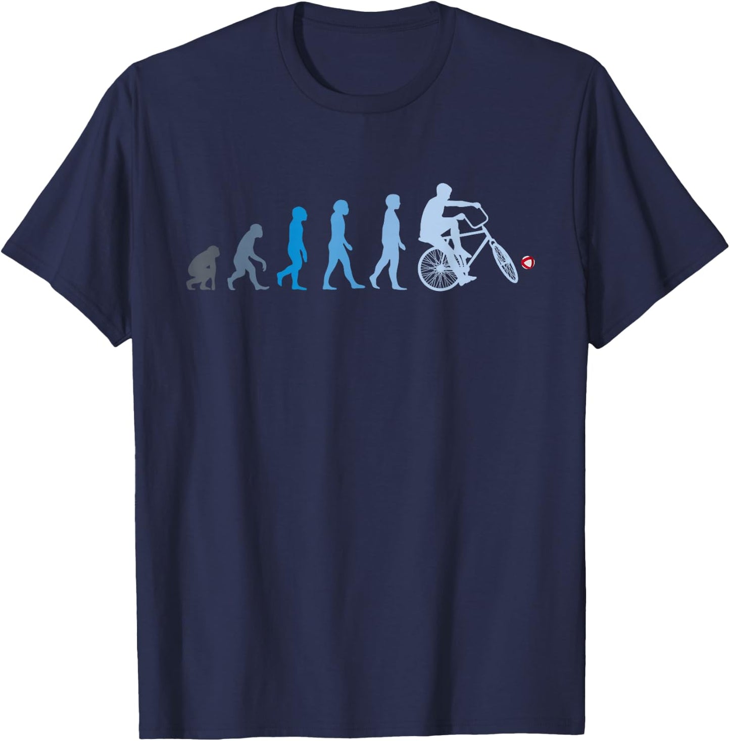 Radball - Cycleball - Evolution T-Shirt - T-Shirt | Navy