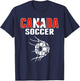 Canada Soccer Fans Jersey - Support Canadian Football Team T-Shirt - T-Shirt | Navy