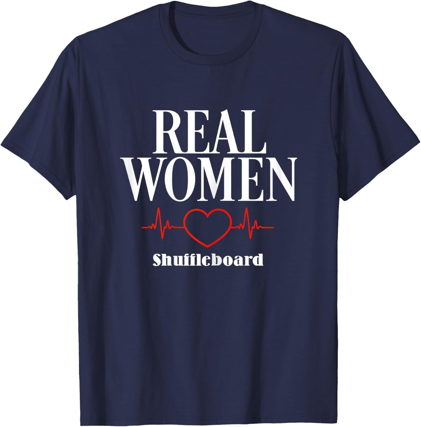 Shuffleboard Hobby Graphic Themed Décor T-Shirt - T-Shirt | Navy