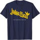 Judas Priest Invincible Shield Yellow T-Shirt - T-Shirt | Navy