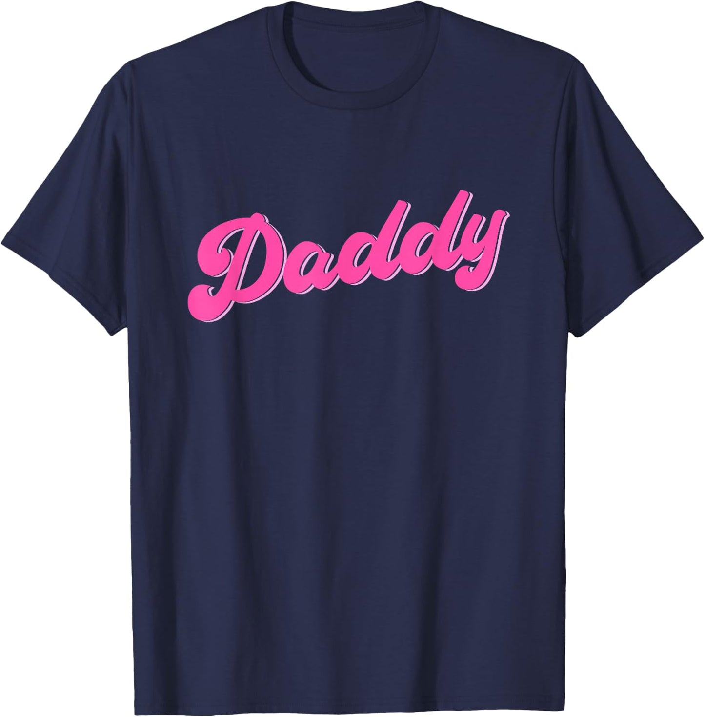 Gay Pride LGBT Pink Bear Gay Daddy T-Shirt - T-Shirt | Navy