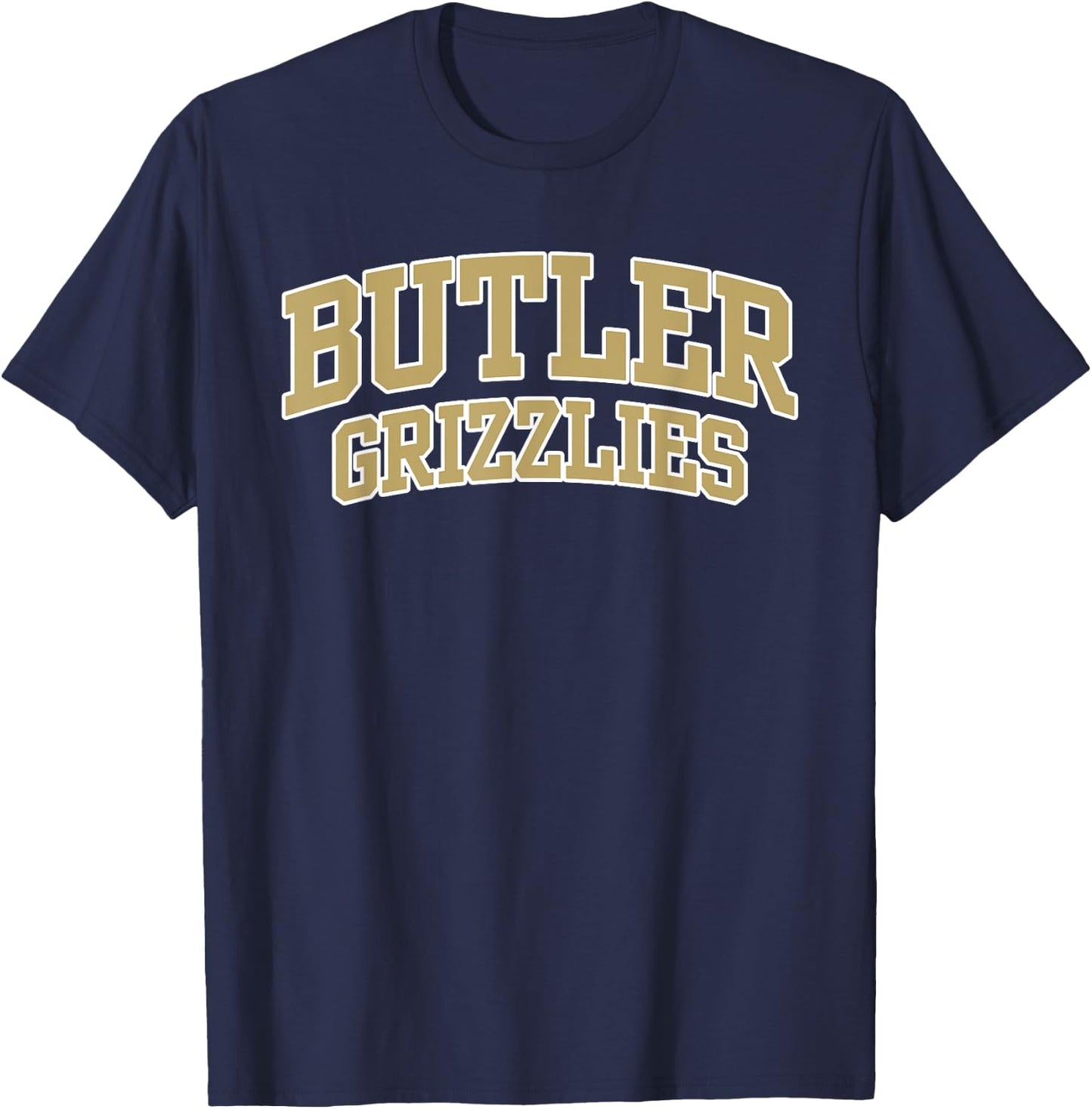 Butler Community College Grizzlies Apparel Sports Fan T-Shirt - T-Shirt | Navy