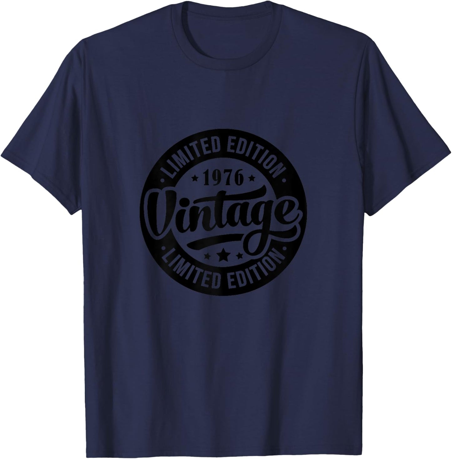 Vintage 1976 T Shirts Retro Funny 1976 Birthday T-Shirt - T-Shirt | Navy