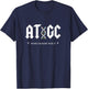 Funny Science Shirt - ATGC Biology DNA Strand Double Helix T-Shirt - T-Shirt | Navy
