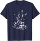 Pastel Goth Crow Raven Skull Head Emo Punk Gothic Bird Lover T-Shirt - T-Shirt | Navy