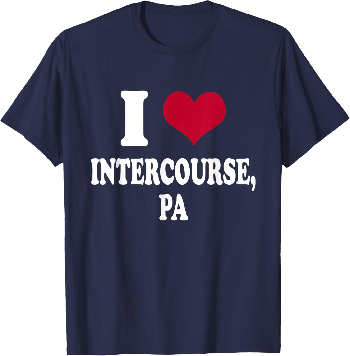 I Love I Heart Intercourse, PA T-Shirt - T-Shirt | Navy