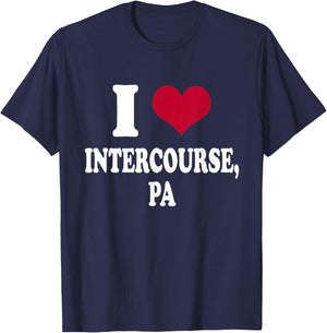 I Love I Heart Intercourse, PA T-Shirt - T-Shirt | Navy