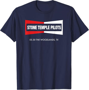 Stone Temple Pilots The Rise of Rock The Woodlands T-Shirt - T-Shirt | Navy