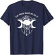 The Moon Made Me Do It Magic Pagan Lunar Phase T-Shirt - T-Shirt | Navy