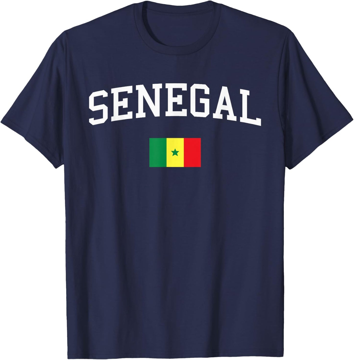 Senegalese Flag Men Women Kids Senegal T-Shirt - T-Shirt | Navy