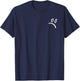 Keep Silent Minimalist Introvert Statement T-Shirt - T-Shirt | Navy