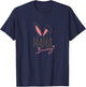 Mama Bunny, Cute Bunny / Rabbit Ears, Family Easter Outfit T-Shirt - T-Shirt | Navy