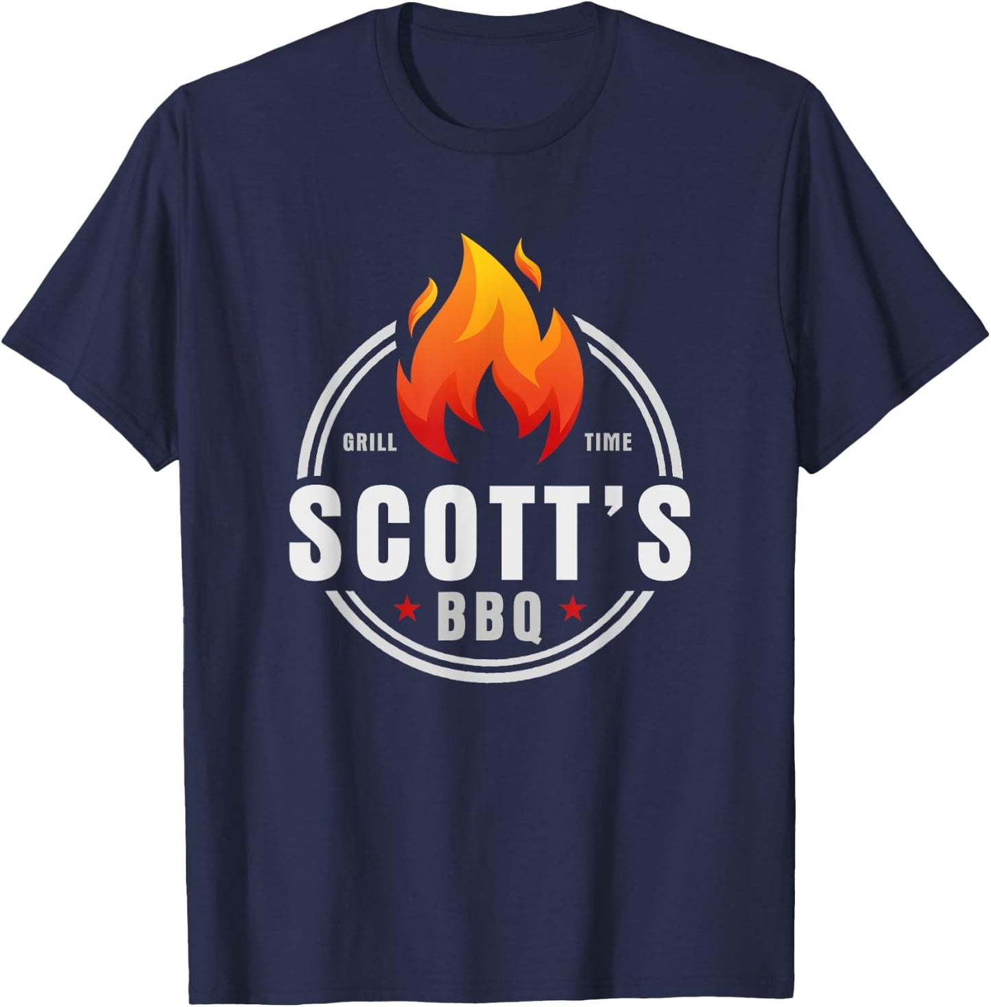 Scott's BBQ T-Shirt - T-Shirt | Navy