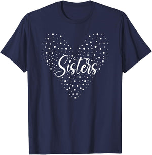 Love My Sister Cute Sisters T-Shirt - T-Shirt | Navy