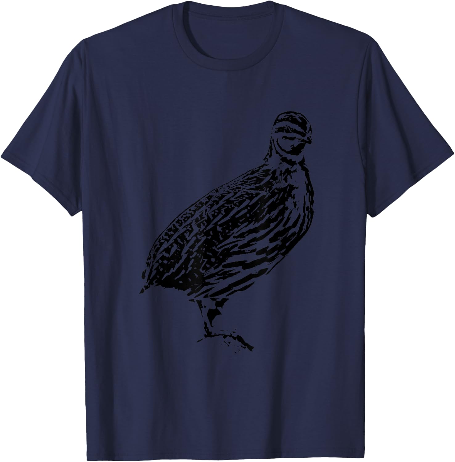 Lovely cute Quail Mom or Quail Dad T-Shirt - T-Shirt | Navy