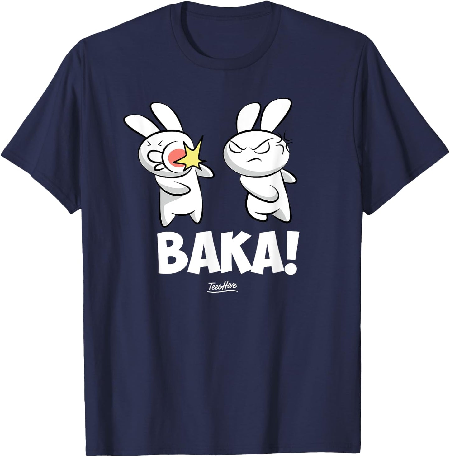 Men Anime Baka T-Shirt - T-Shirt | Navy