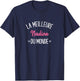 Woman Humor Personalized Gift BFF Name Nadine , Black T-Shirt - T-Shirt | Navy