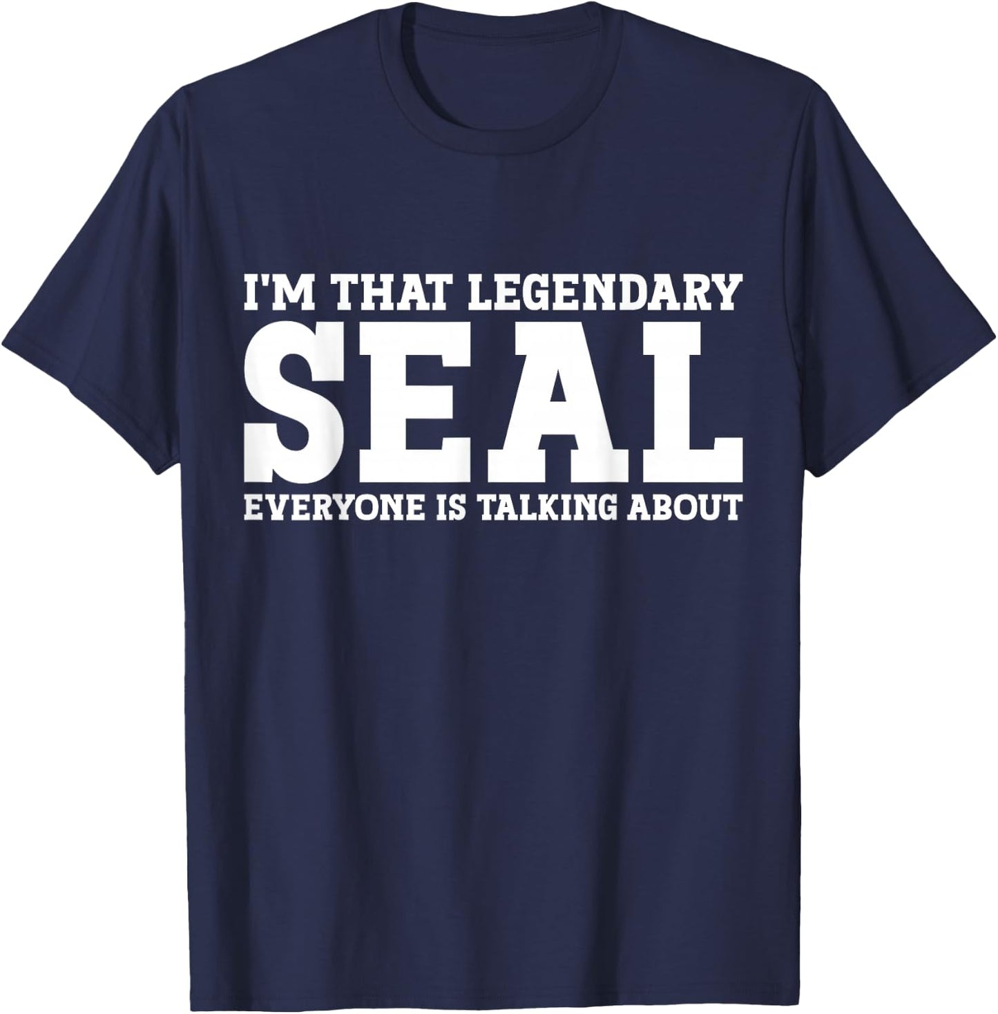 Seal Surname Funny Team Family Last Name Seal T-Shirt - T-Shirt | Navy