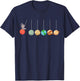 Solar System Cradle Funny Astrophysicist Space Enthusiasts T-Shirt - T-Shirt | Navy