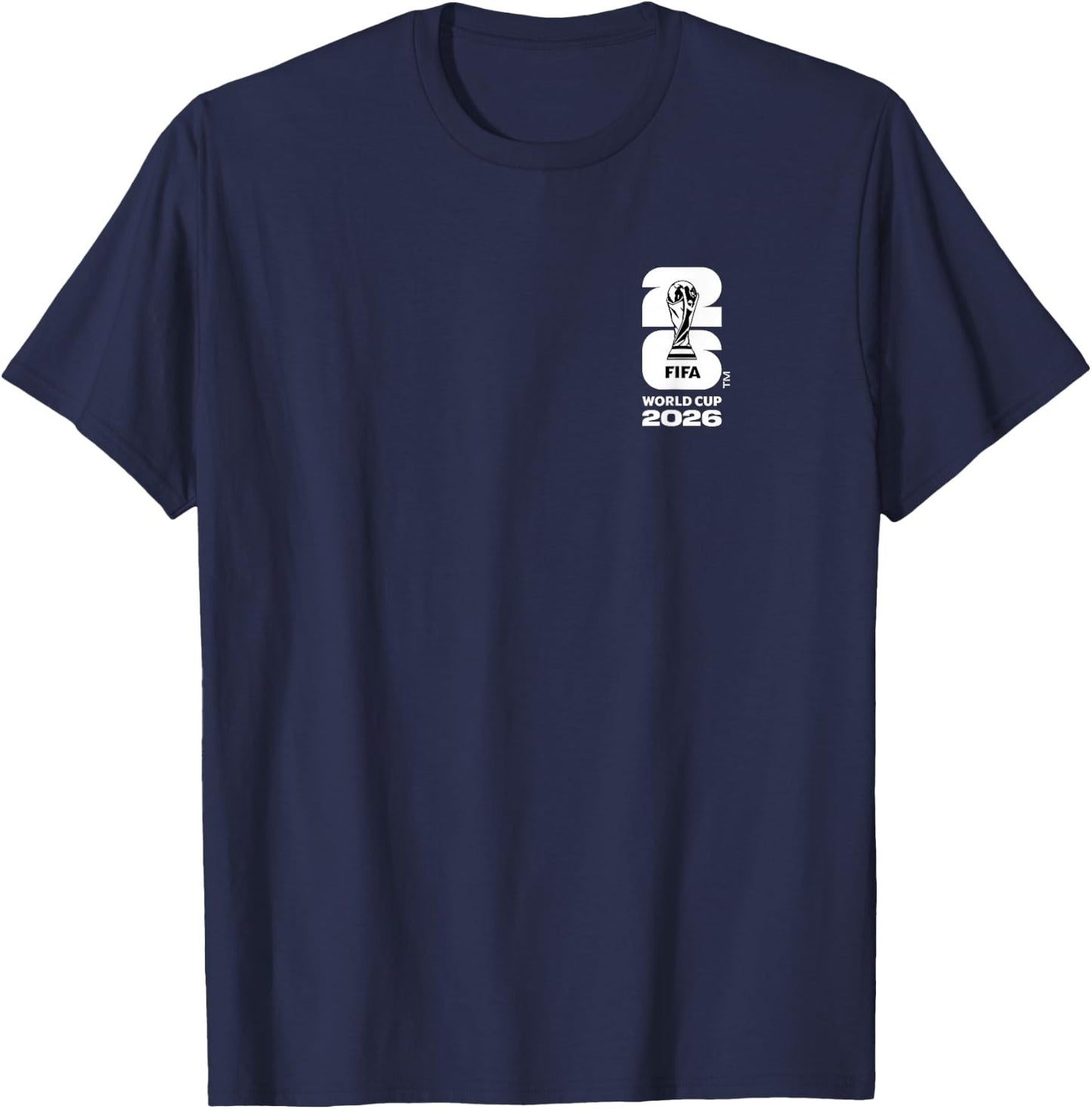 FIFA World CUP26 Uzbekistan Country Ball T-Shirt - T-Shirt | Navy
