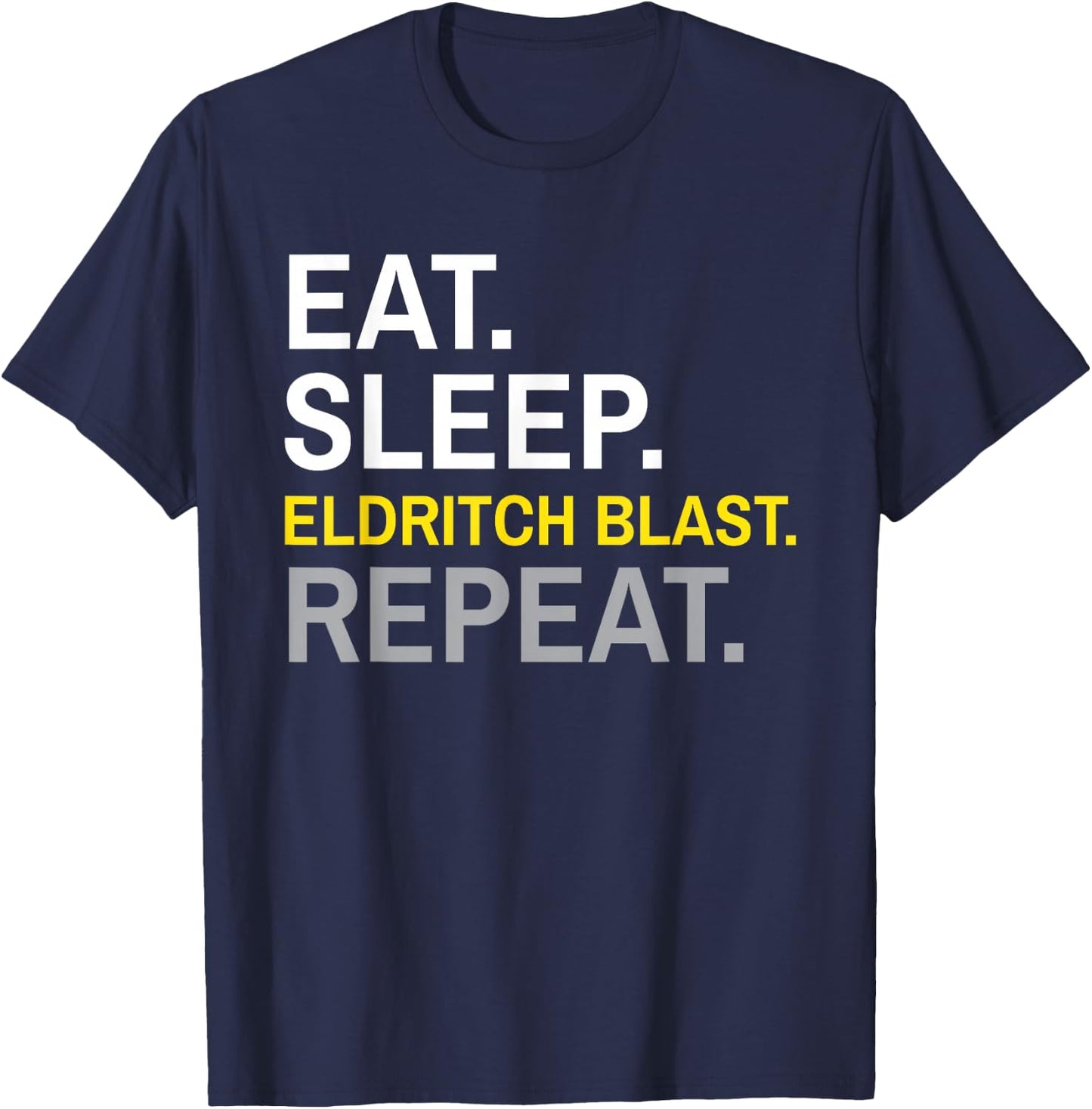 Warlock Class Eldritch Blast T-Shirt - T-Shirt | Navy